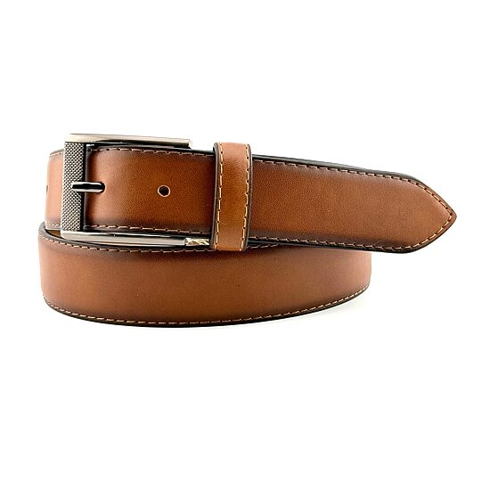 Florsheim Crunch Textured Leather Mens Belt