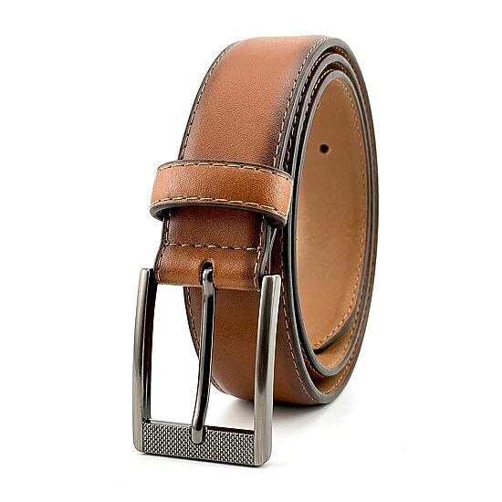 Florsheim Crunch Textured Leather Mens Belt