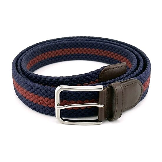 Florsheim Stretch Web Woven Mens Belt
