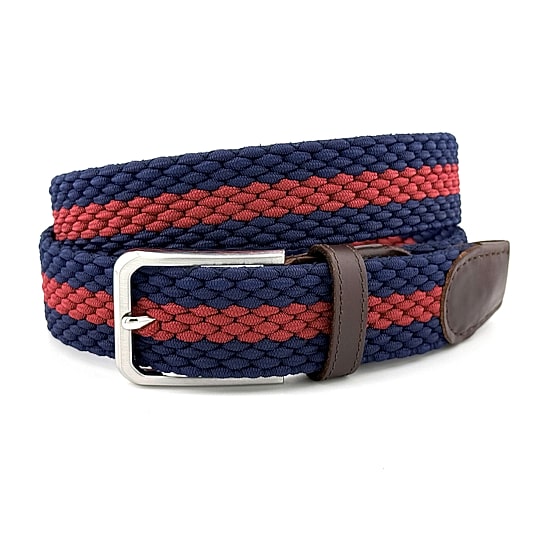 Florsheim Stretch Web Woven Mens Belt