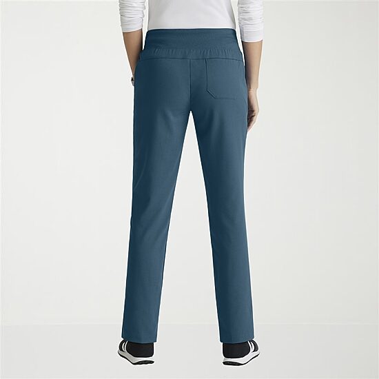 Grey's Anatomy™ by Barco Spandex Stretch Direct Grsp633 Relay 5-Pocket Mid-Rise Straight Leg Womens Stretch Fabric Moisture Wicking Wrinkle Resistant Scrub Pant