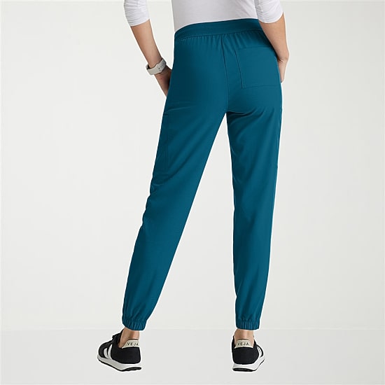 Grey's Anatomy™ by Barco Spandex Stretch Direct Grsp632 Dash 5-Pocket Mid-Rise Jogger Womens Stretch Fabric Moisture Wicking Wrinkle Resistant Scrub Pant