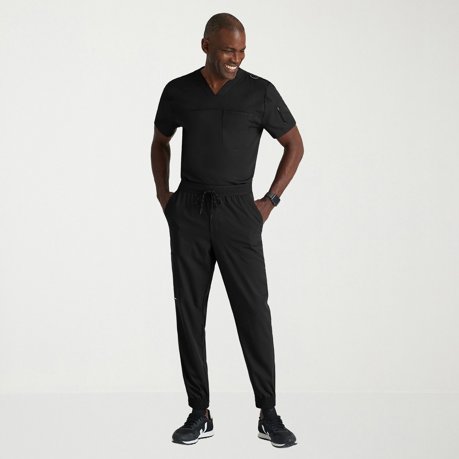 Grey's Anatomy™ by Barco Spandex STRETCH Direct Grsp634 Striker 4-Pocket Jogger Mens Short FABRIC Moisture Wicking Wrinkle Resistant Scrub Pant