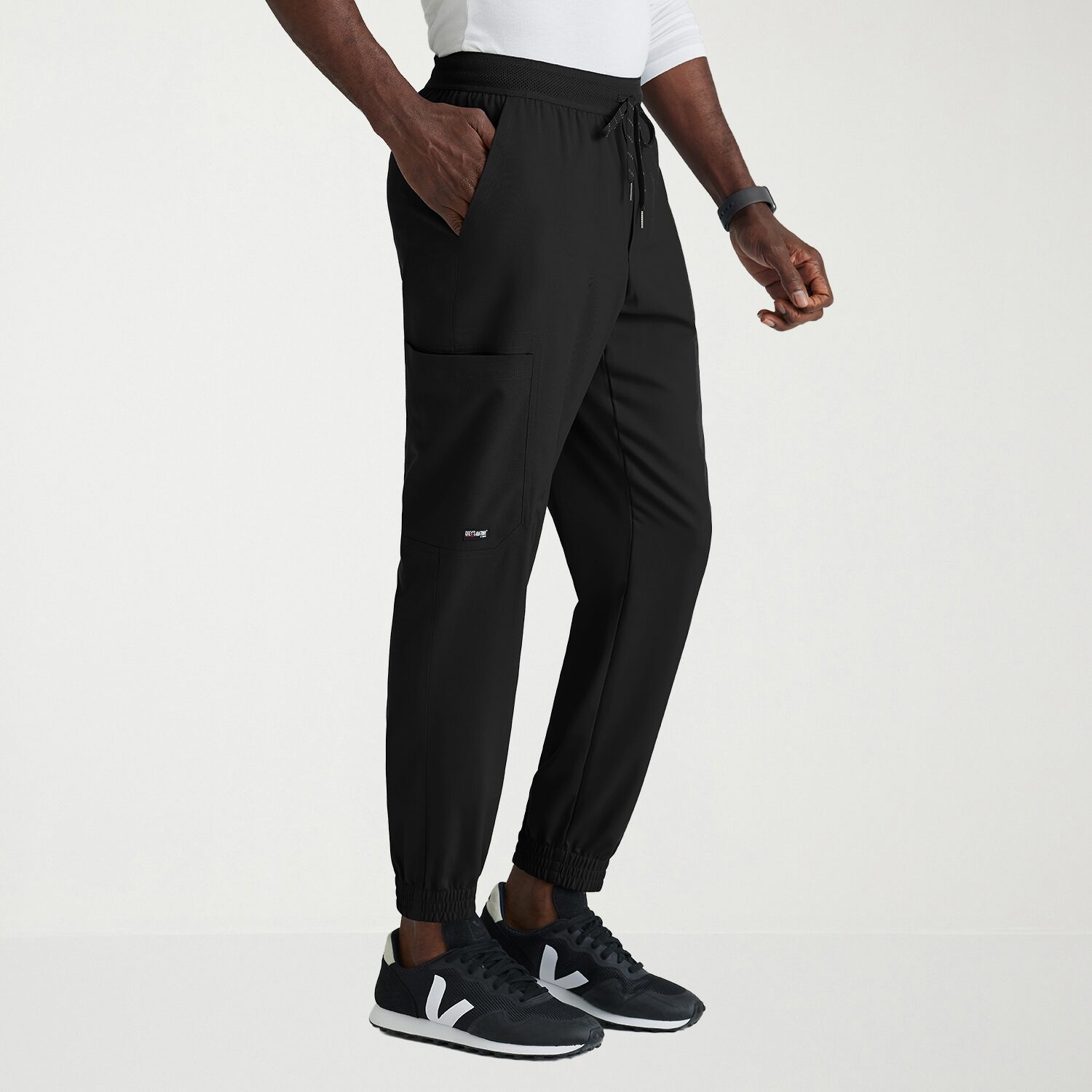 Grey's Anatomy™ by Barco Spandex Stretch Direct Grsp634 Striker 4-Pocket Jogger Mens Fabric Moisture Wicking Wrinkle Resistant Scrub Pant