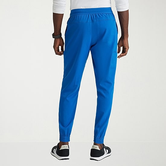 Grey's Anatomy™ by Barco Spandex Stretch Direct Grsp634 Striker 4-Pocket Jogger Mens Short Stretch Fabric Moisture Wicking Wrinkle Resistant Scrub Pant