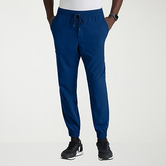 Grey's Anatomy™ by Barco Spandex Stretch Direct Grsp634 Striker 4-Pocket Jogger Mens Stretch Fabric Moisture Wicking Wrinkle Resistant Scrub Pant