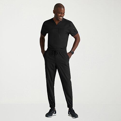 Grey's Anatomy by Barco Spandex Stretch Direct Grsp634 Striker 4-Pocket Jogger Mens Big and Tall Stretch Fabric Moisture Wicking Wrinkle Resistant Scr