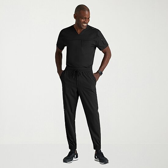 Grey's Anatomy™ by Barco Spandex Stretch Direct Grsp634 Striker 4-Pocket Jogger Mens Big and Tall Stretch Fabric Moisture Wicking Wrinkle Resistant Scrub Pant