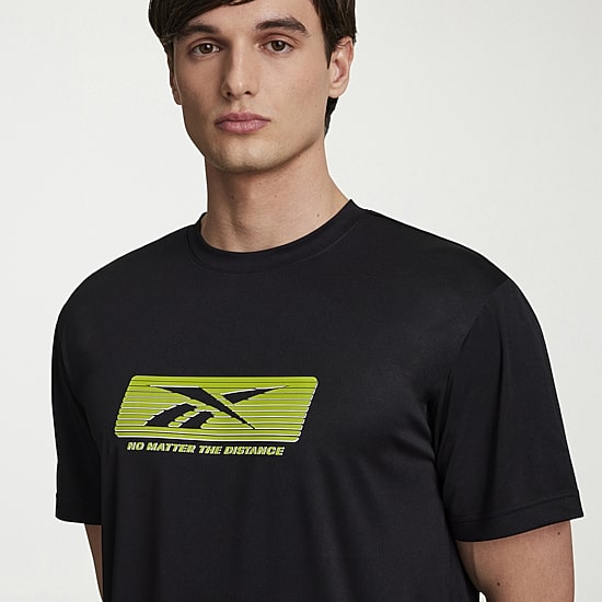 Reebok Mens Crew Neck Short Sleeve Active T-Shirt
