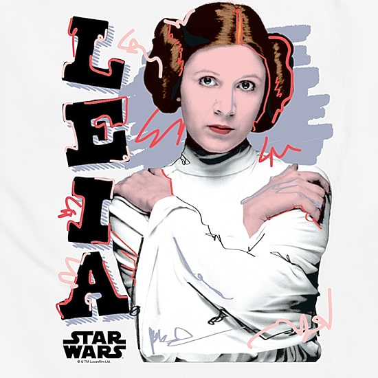Novelty Mens Crew Neck Short Sleeve Regular Fit Star Wars Graphic T-Shirt