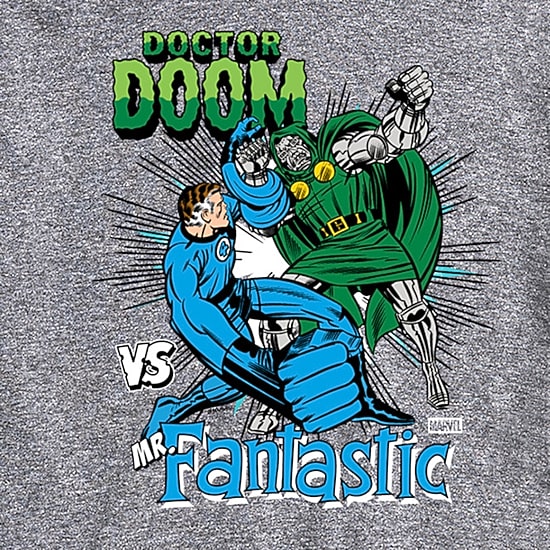 Novelty Mens Crew Neck Short Sleeve Regular Fit Marvel Big and Tall Graphic T-Shirt