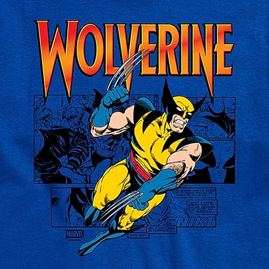 Novelty Mens Crew Neck Short Sleeve Regular Fit Marvel Graphic T-Shirt