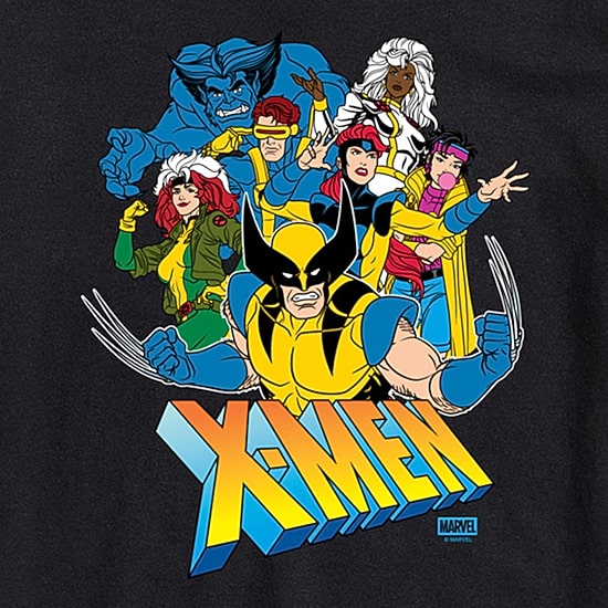 Novelty Mens Crew Neck Short Sleeve Regular Fit Marvel Graphic T-Shirt