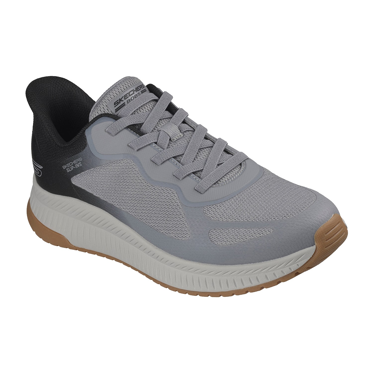Skechers Bobs Hands Free Slip-Ins Sport Squad 4 Mens Walking Shoes