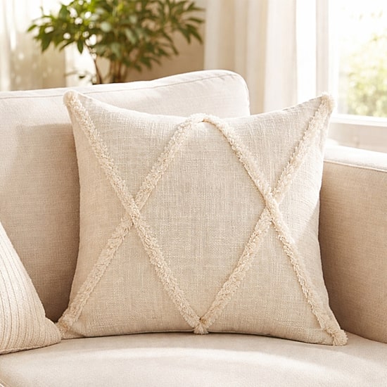 LR Home Aali Geometric Square Throw Pillow