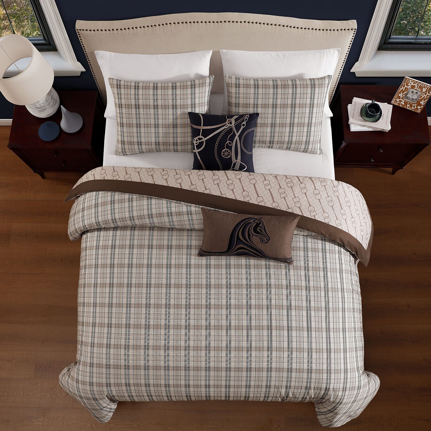 Bebejan Equestrian 5-pc. Reversible Comforter Set
