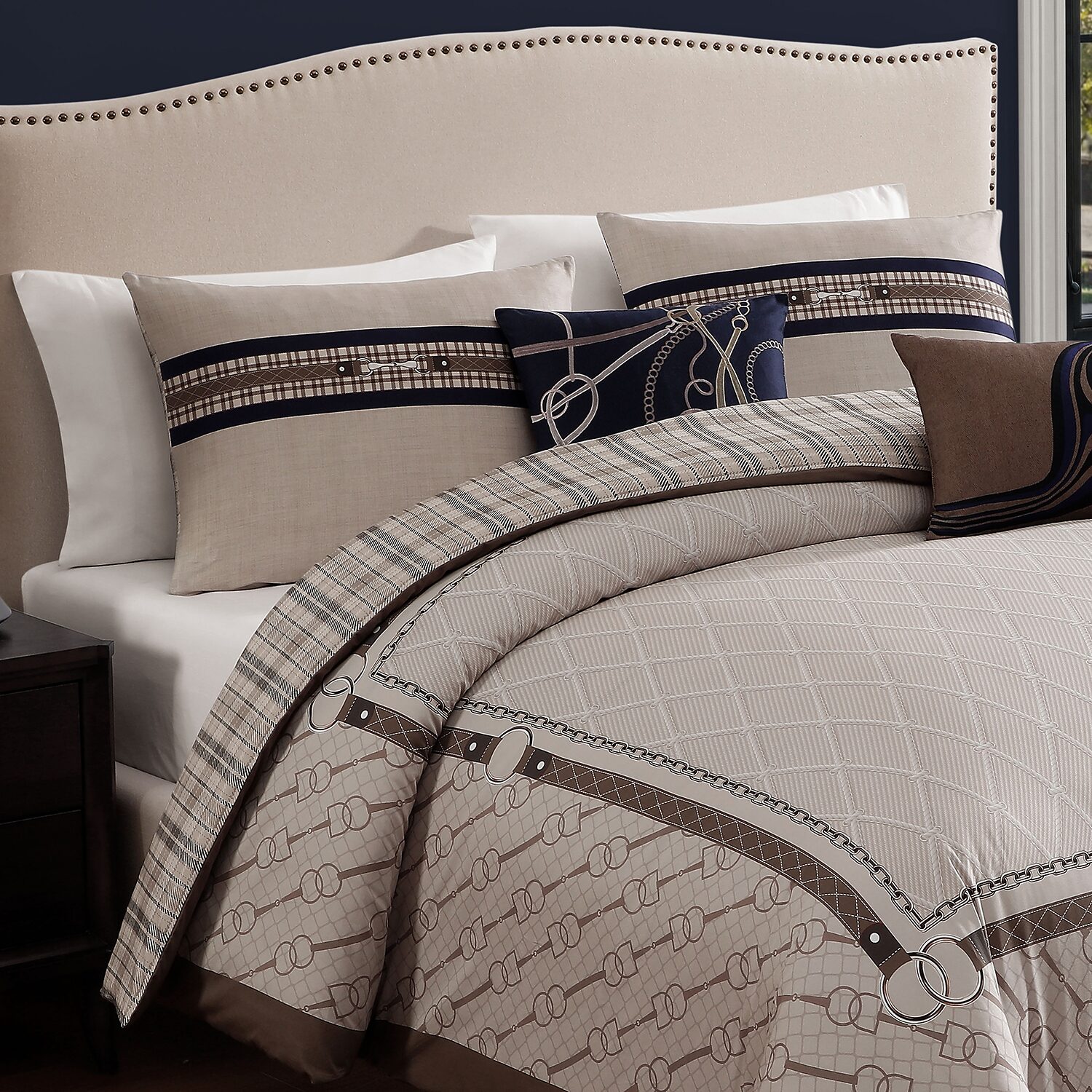 Bebejan Equestrian 5-pc. Reversible Comforter Set