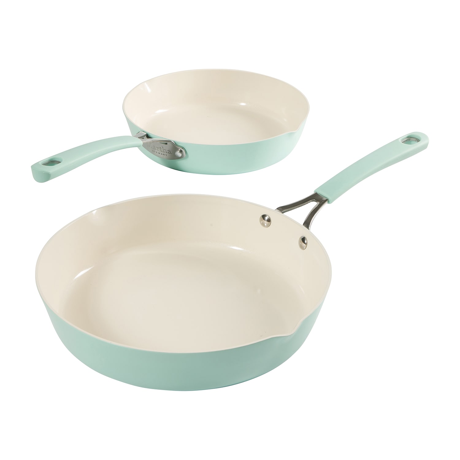 Martha Stewart Cosette 2-pc. Non-Stick Frying Pan Set