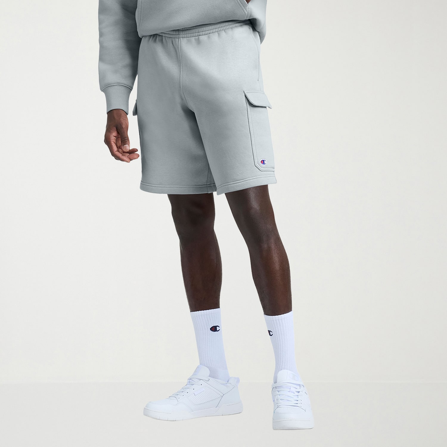 Champion Mens 8" Mid Rise Workout Shorts