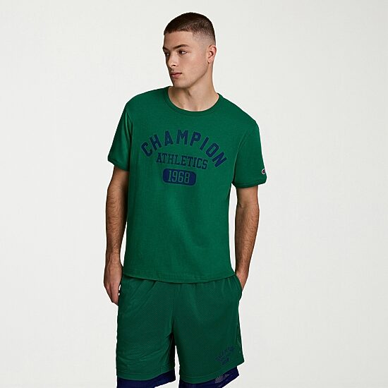 Champion Mens Crew Neck Short Sleeve Active T-Shirt