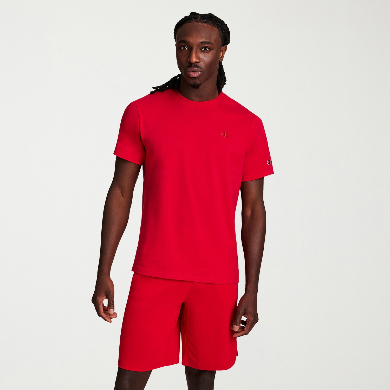 Champion Mens Crew Neck Short Sleeve Active T-Shirt