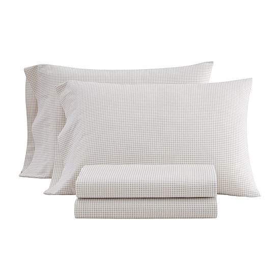 Martha Stewart Core Gingham Sheet Set