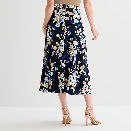 Black Label by Evan-Picone Womens Maxi Skirt