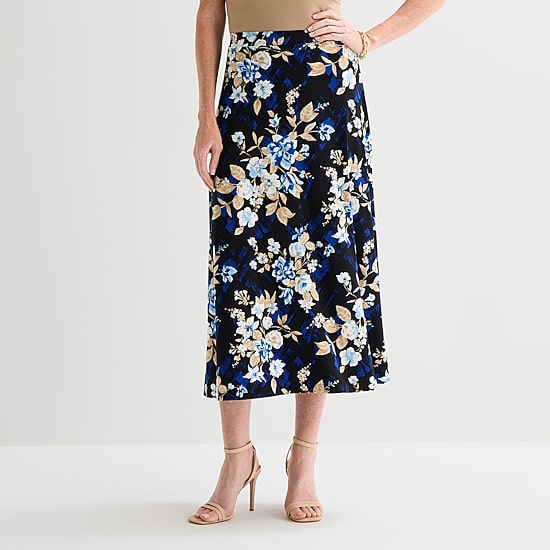 Black Label by Evan-Picone Womens Maxi Skirt