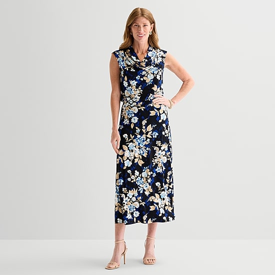Black Label by Evan-Picone Womens Maxi Skirt