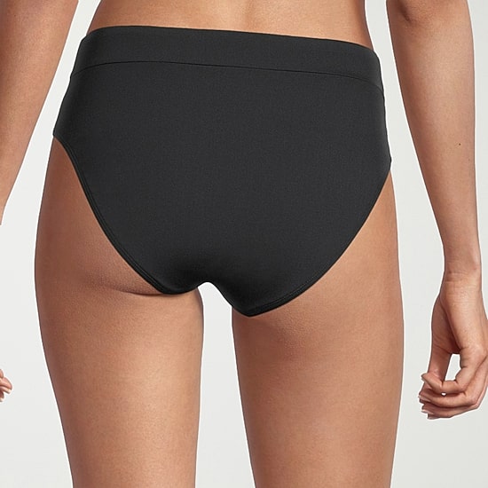 Mynah Womens Lined Moderate Coverage High Waist Bikini Swimsuit Bottom