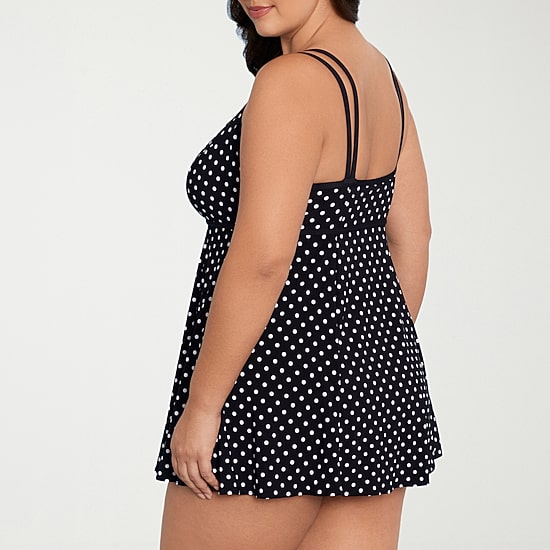 Sonnet Shores Womens Plus Swim Dress