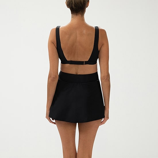 Dolfin Aquashape Women's High Waisted Skort Womens Quick Dry Swim Skirt