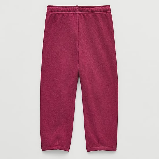 Okie Dokie Toddler & Little Girls Drawstring Waist Regular Fit Barrel Leg Sweatpant
