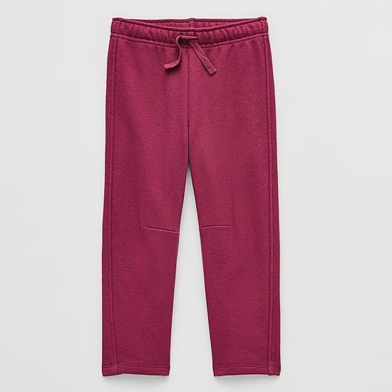 Okie Dokie Toddler & Little Girls Drawstring Waist Regular Fit Barrel Leg Sweatpant
