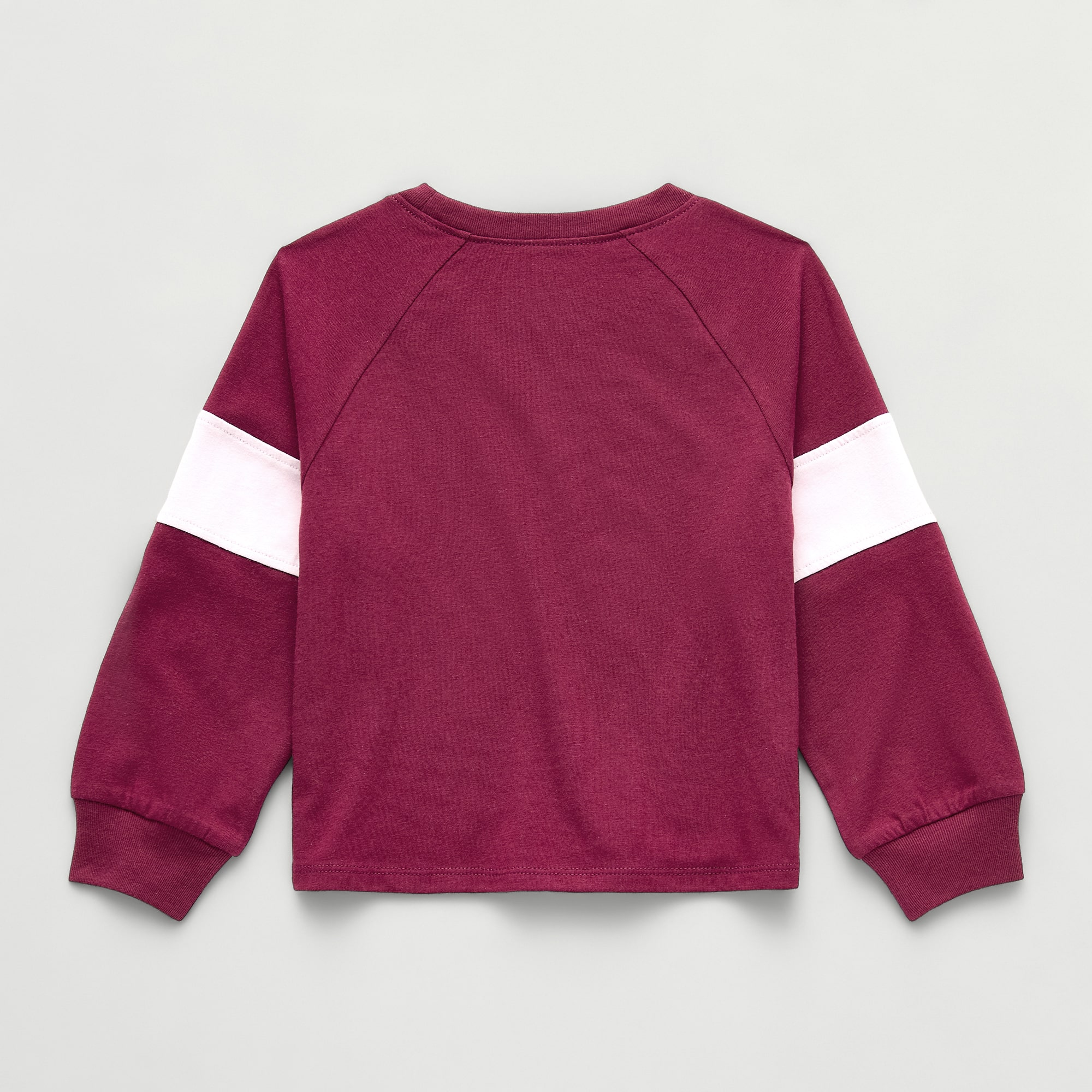 Okie Dokie Toddler & Little Girls Round Neck Long Sleeve Relaxed Fit Graphic T-Shirt