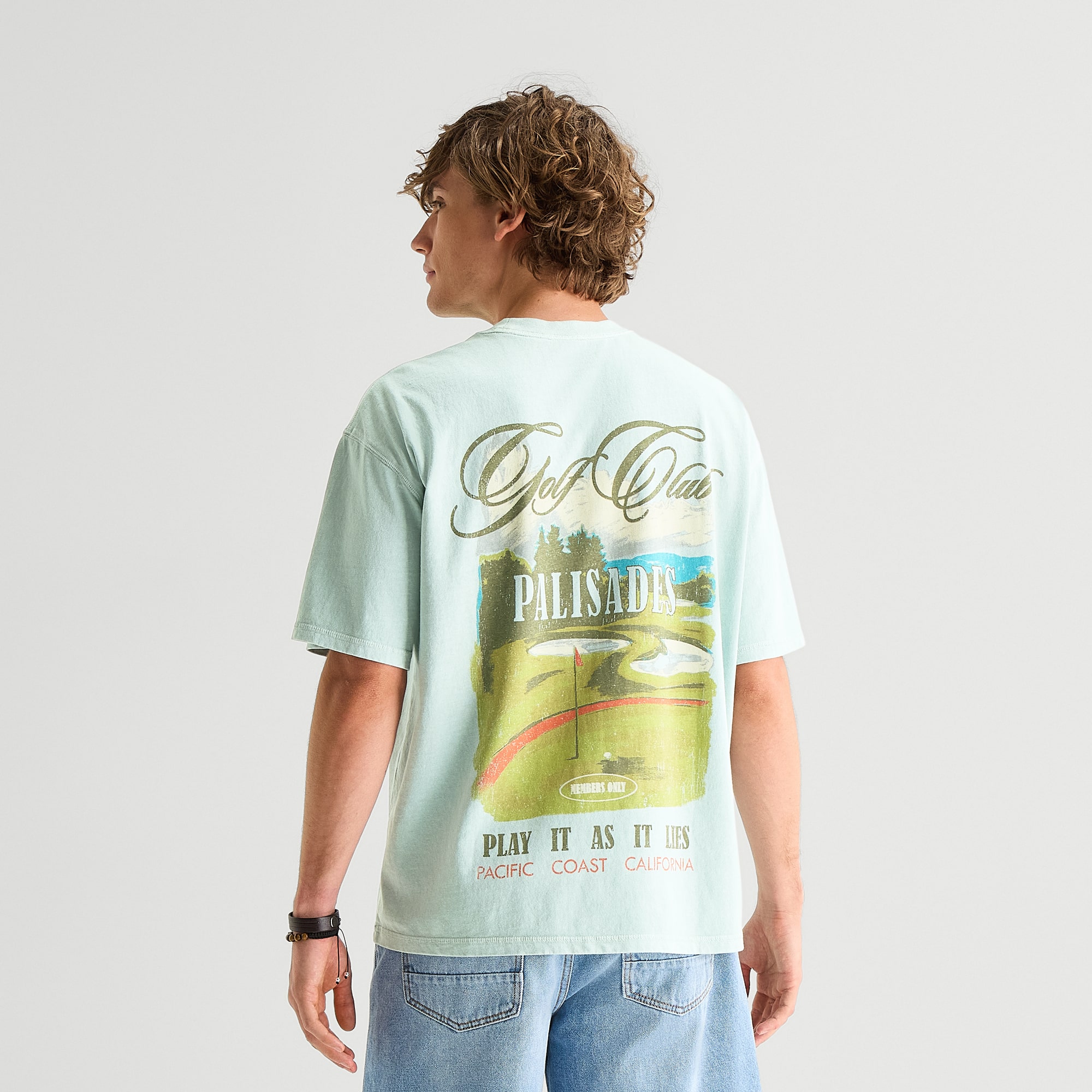 Arizona Mens Crew Neck Short Sleeve Boxy Fit Graphic T-Shirt