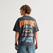 Arizona Mens Crew Neck Short Sleeve Boxy Fit Graphic T-Shirt