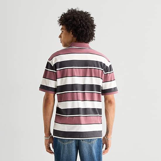 Arizona Mens Boxy Fit Short Sleeve Polo Shirt