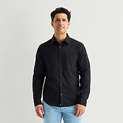 Men's Long Sleeve Black Shirts - Men