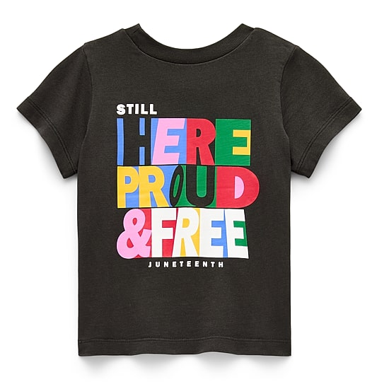 Hope & Wonder Juneteenth Baby Mens Crew Neck Short Sleeve Regular Fit Graphic T-Shirt