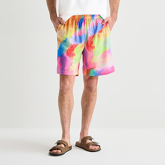 Hope & Wonder Unisex Adult Pride Moisture Wicking Mid Rise Pull-On Short