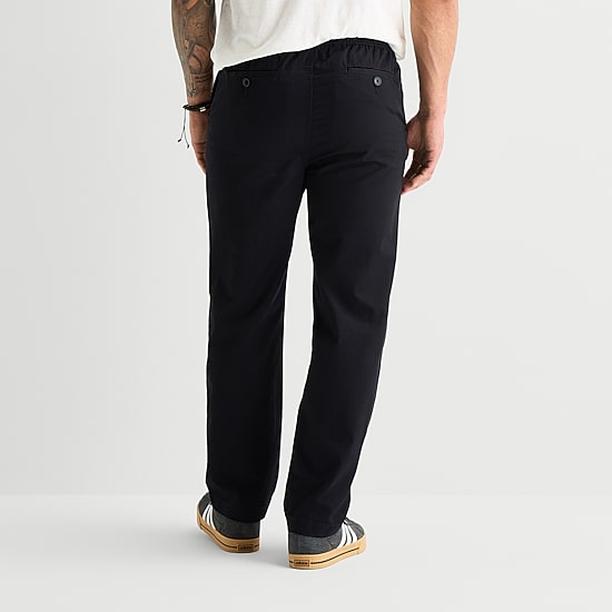 mutual weave Mens Regular Fit Pull-On Pant