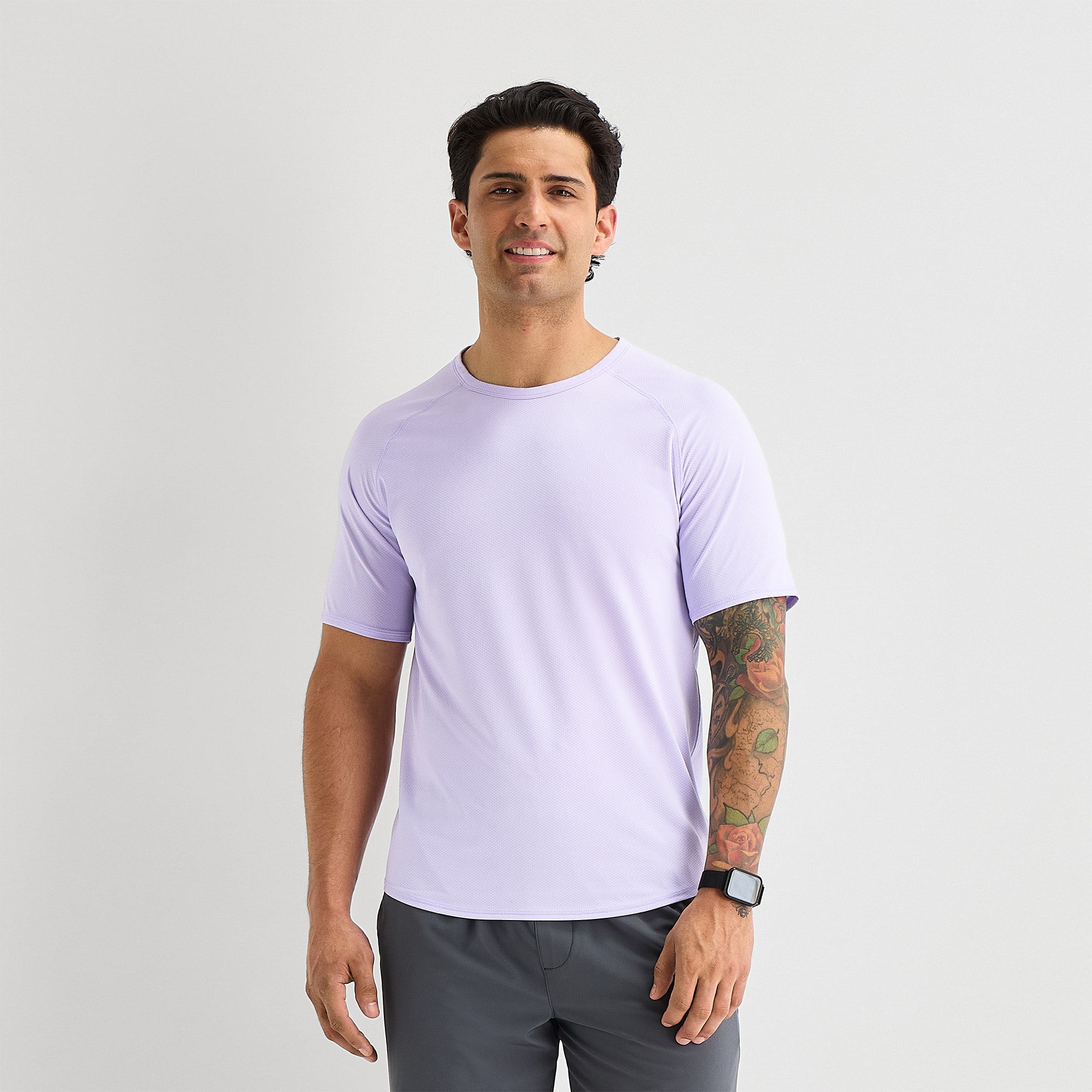 Xersion Mens Crew Neck Short Sleeve Quick Dry T-Shirt