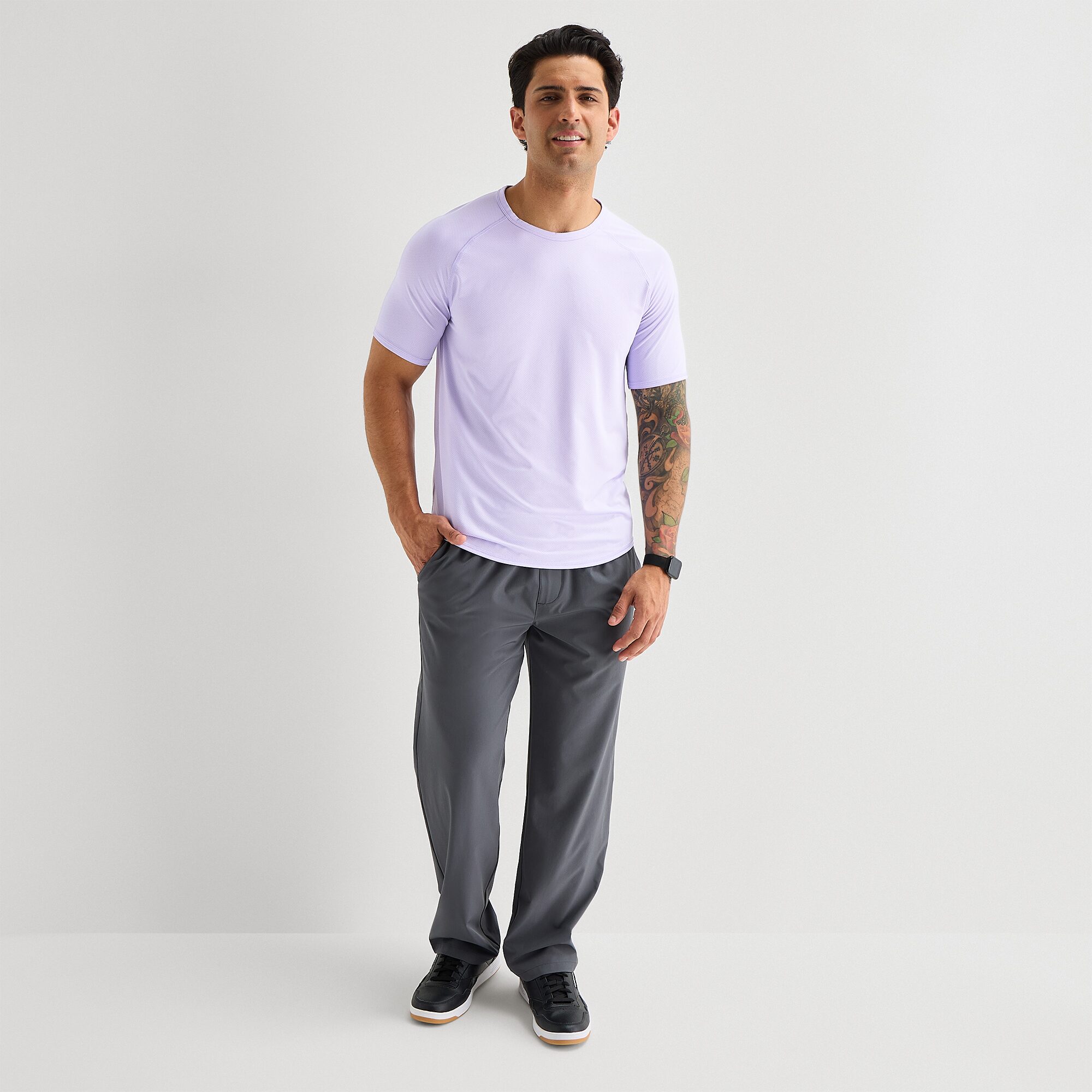 Xersion Mens Crew Neck Short Sleeve Quick Dry T-Shirt