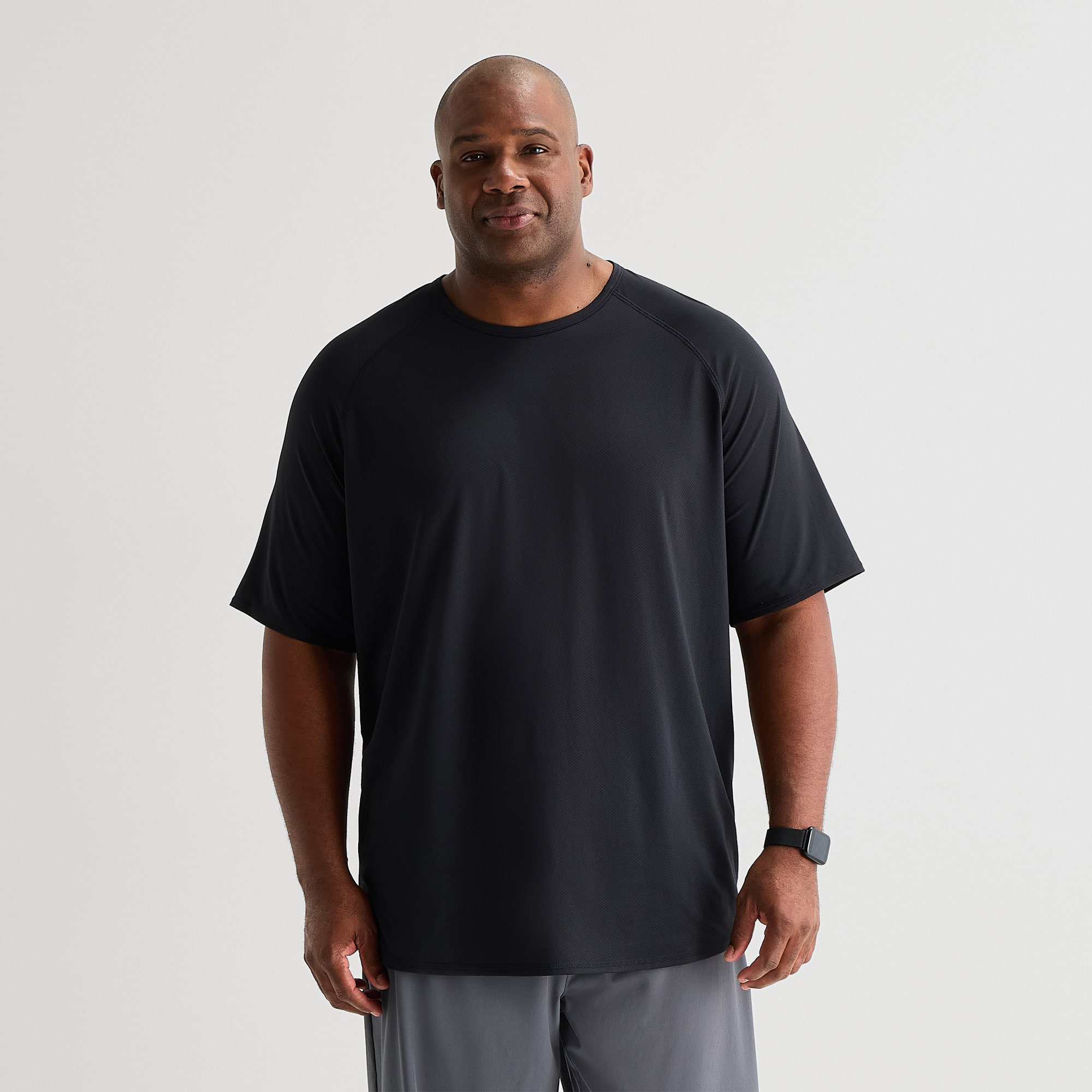 Xersion Mens Crew Neck Short Sleeve Quick Dry Big T-Shirt