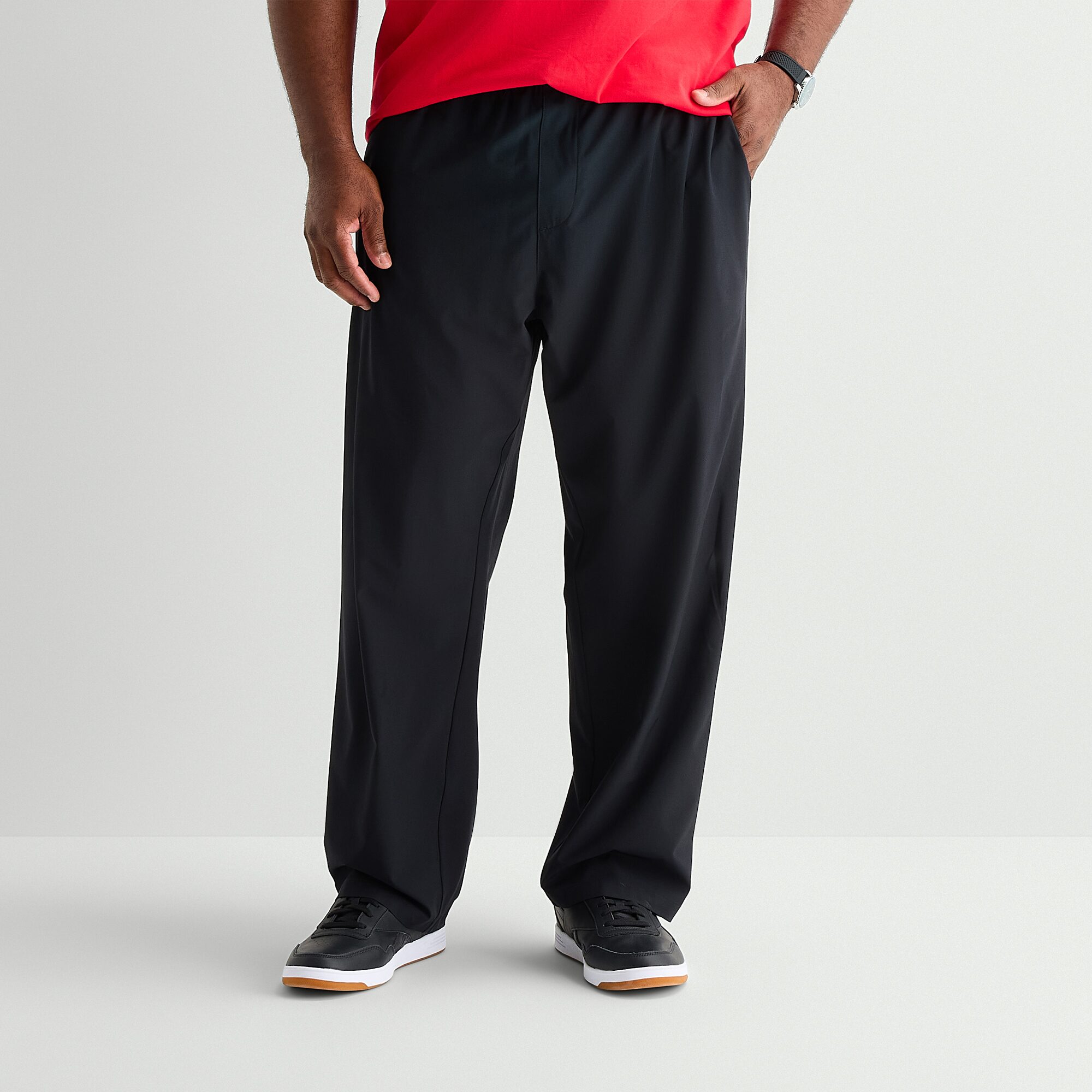 Xersion Mens Drawstring Straight Loose Fit Big and Tall Workout Pant