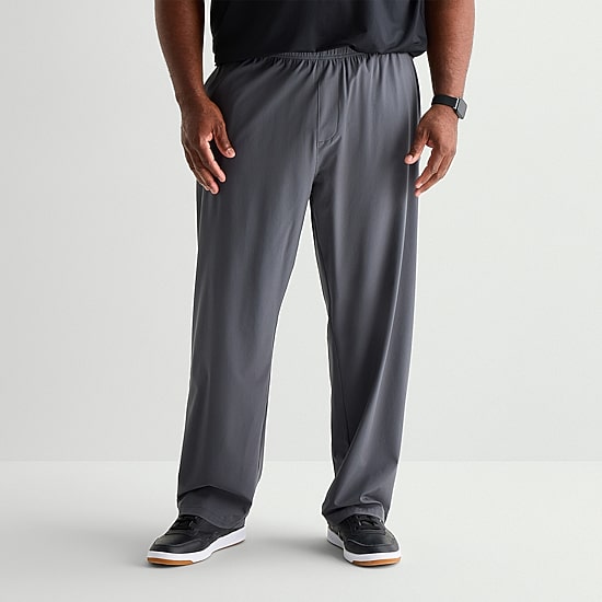 Xersion Mens Drawstring Straight Loose Fit Big and Tall Workout Pant
