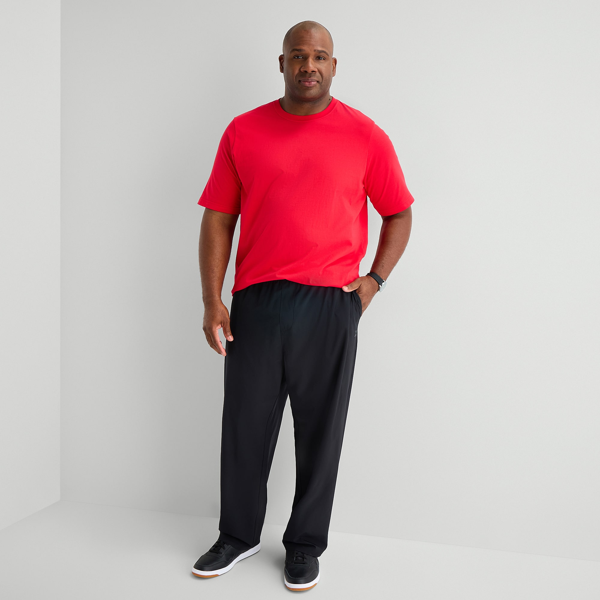 Xersion Mens Drawstring Straight Loose Fit Big and Tall Workout Pant