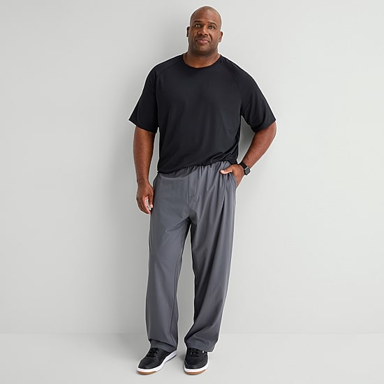 Xersion Mens Drawstring Straight Loose Fit Big and Tall Workout Pant