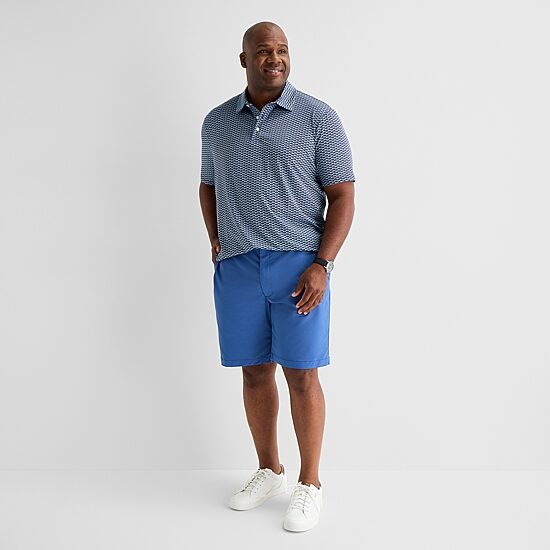 St. John's Bay Performance Big and Tall Mens Classic Fit Short Sleeve Polo Shirt